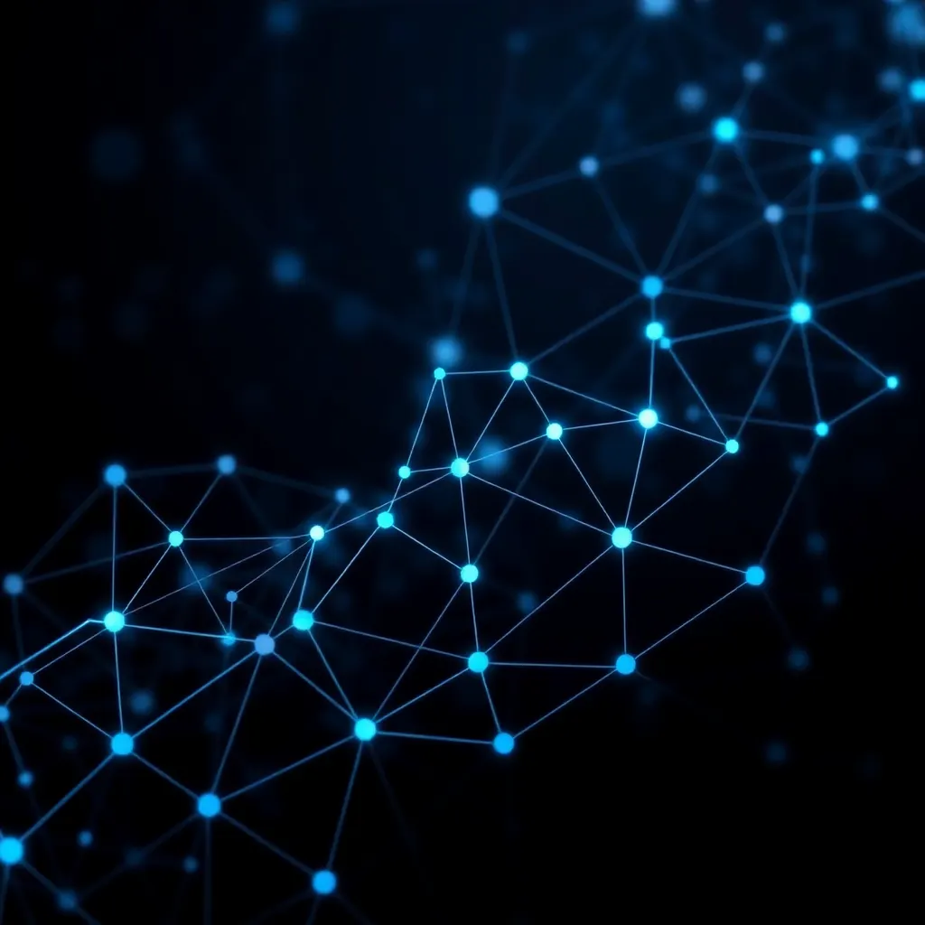 abstract digital network pattern